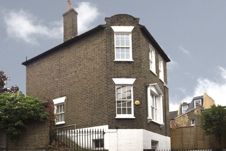 House with draft proof sash windows