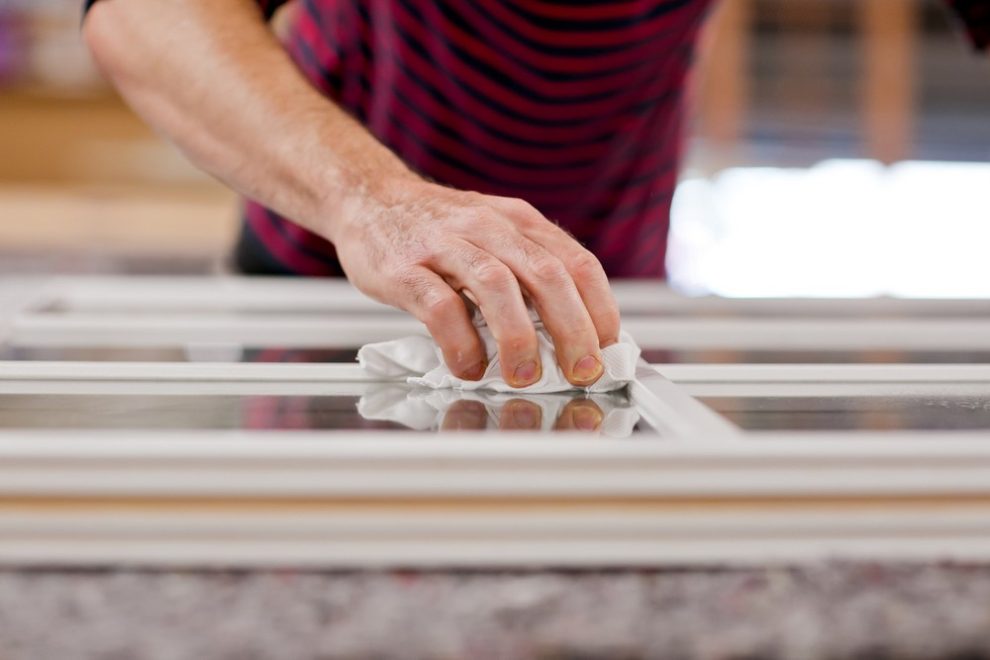 Double glazed sash window