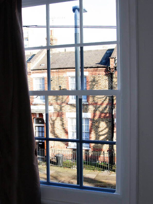 Reform Street SW11, overhauls with painting and sash replacement