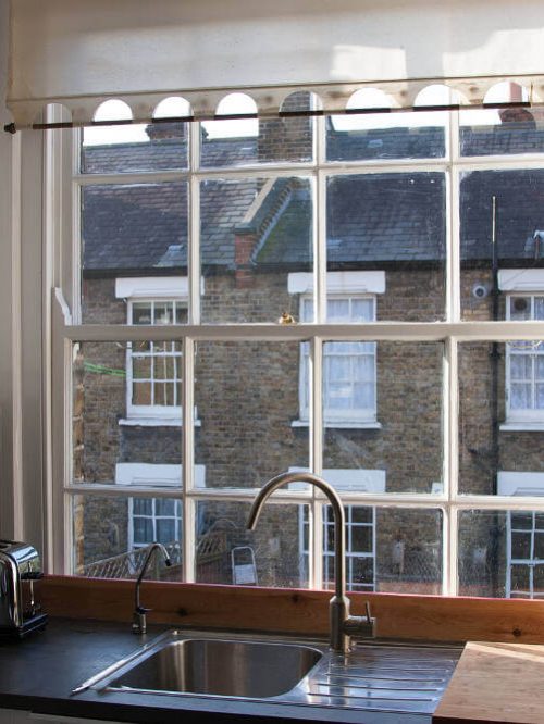 Reform Street SW11, overhauls with painting and sash replacement