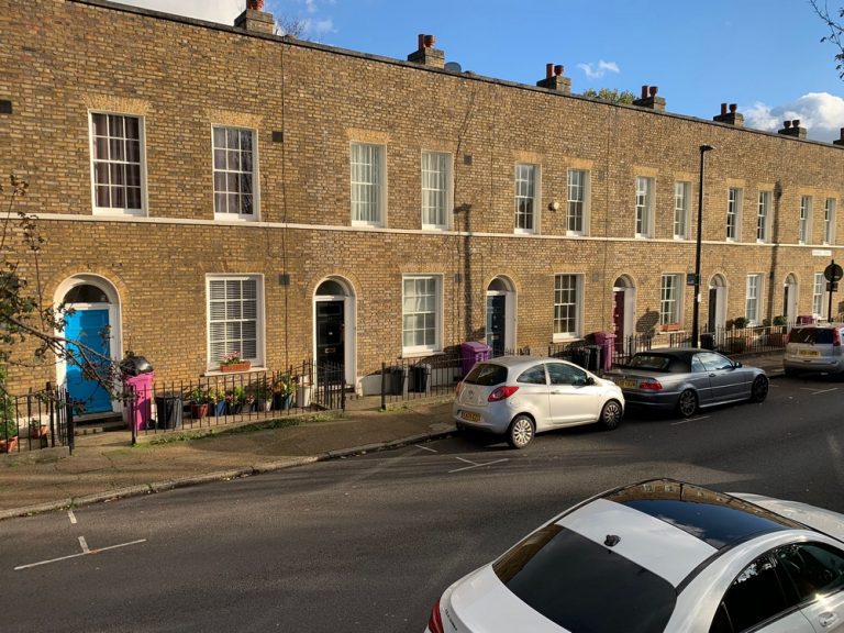 External view of replacement sash windows in Shadwell, E1