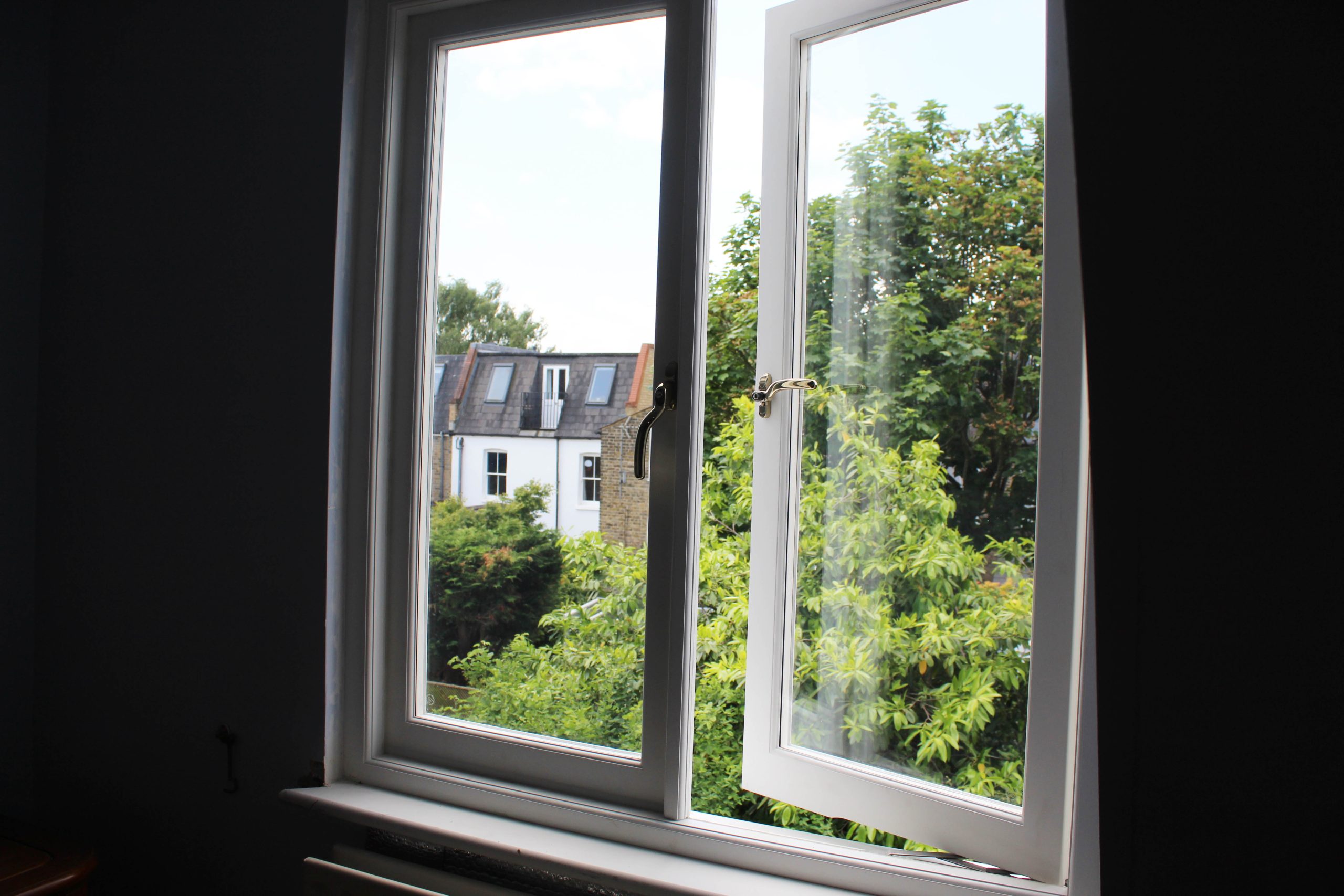 Internal view of a new casement window fitted in Wandsworth