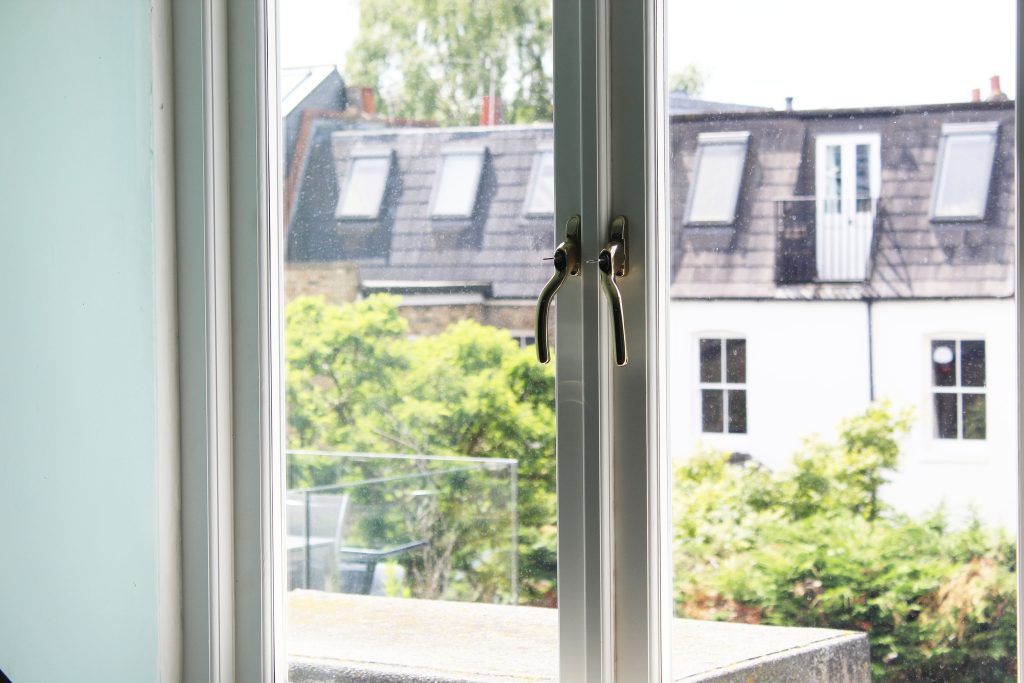 Internal view of a replacement casement window fitted in Wandsworth
