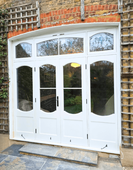 French doors were installed in November 2024, which impressed the client with our team's professionalism.