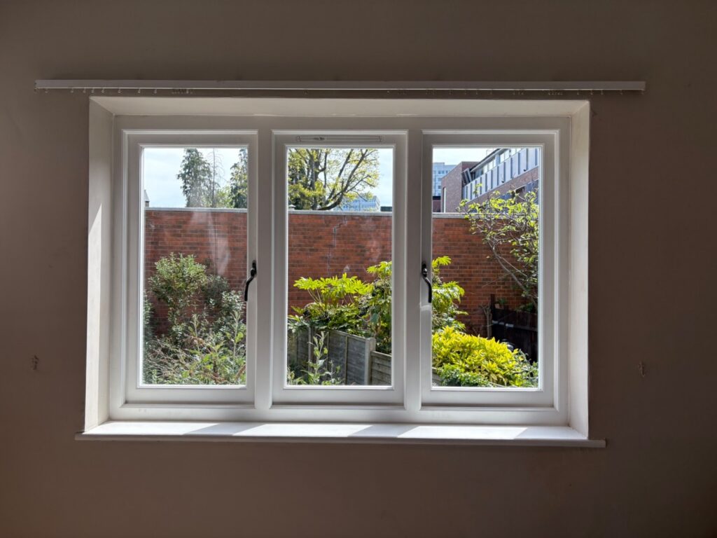 New timber casement window double glazed