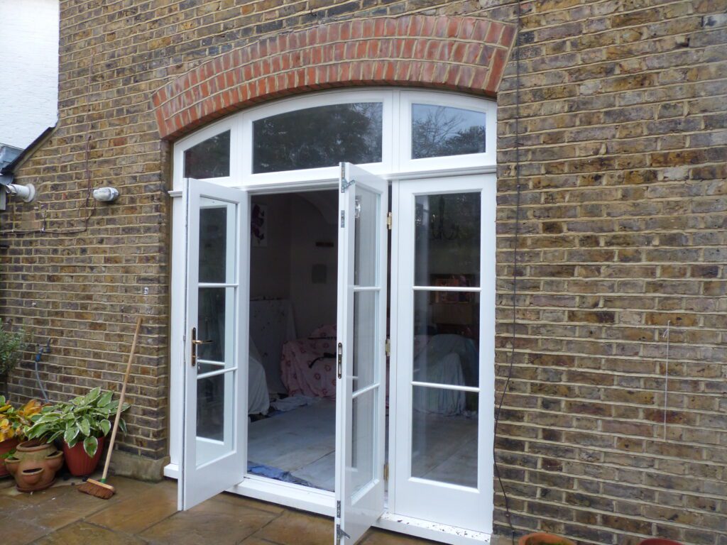 Open French Doors