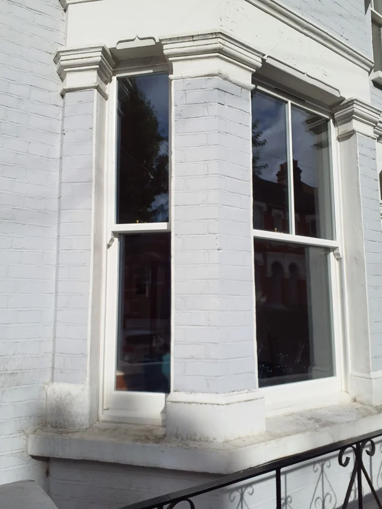 New double glazed timber sash window